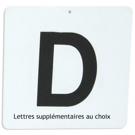 Lettre de maniabilité