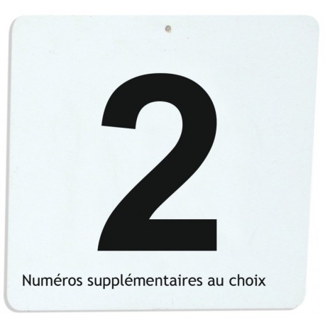 Numéro pour maniabilité