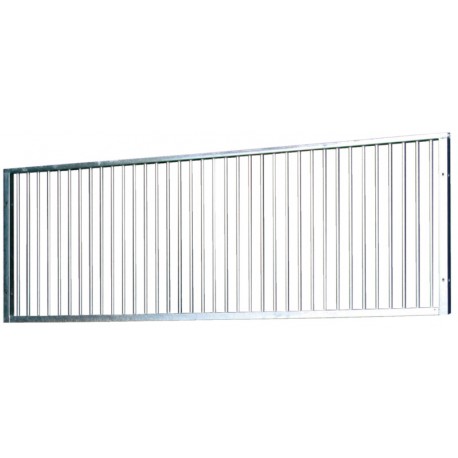 Grille de séparation de box 4 m pour soubassement à maçonner