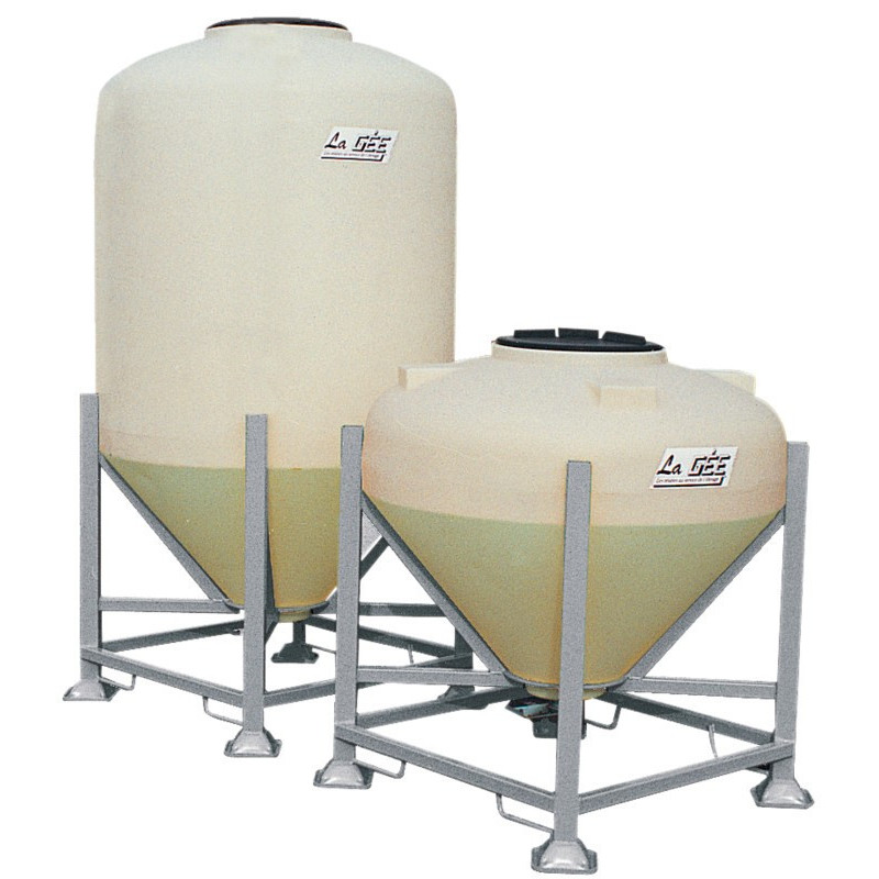 Silo à aliments 500 L avec trappe sur châssis  : p1135902