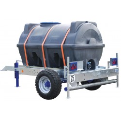 Citerne à eau 1500 litres roulante pour tracteur 