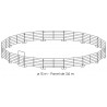 Rond de longe galvanisé Ø 15 m (panel 3,60 m)
