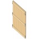 Kits bois de séparation spécial abris SP - Pro. Int. 3 m