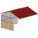 Extension d'abri de prairie double pente 4x3 m