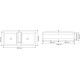 p1130518 - Abreuvoir Polybac 72 M double avec rebord intérieur et support de fixation