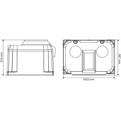 Abreuvoir POLYTHERME 2 coupelles (ancien modèle) : p1130533