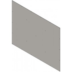 Doublage intérieur de façade de box larg. 3 m