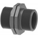 p1160909 - Vanne de vidange 1" 1/2 - 40/49 mm avec embout droit