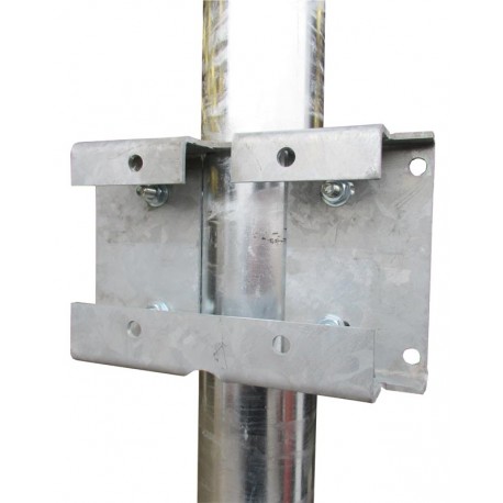 Platine avec 1/2 bride de fixation abreuvoir Autodrink sur poteau