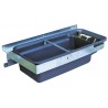 Abreuvoir Polybac 75 M double avec rebord à cordon sans support de fixation