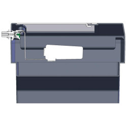 Abreuvoir Polybac 72 M double avec rebord intérieur et support de f...