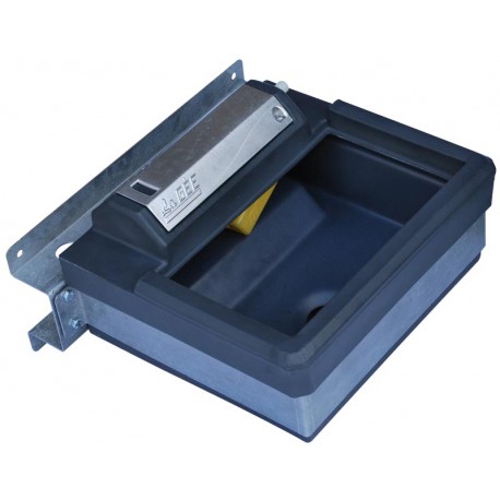 Abreuvoir Polybac 25 M simple avec rebord intérieur et support de fixation