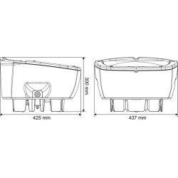 Abreuvoir POLYSPRING II à niveau constant chauffant : p1130556