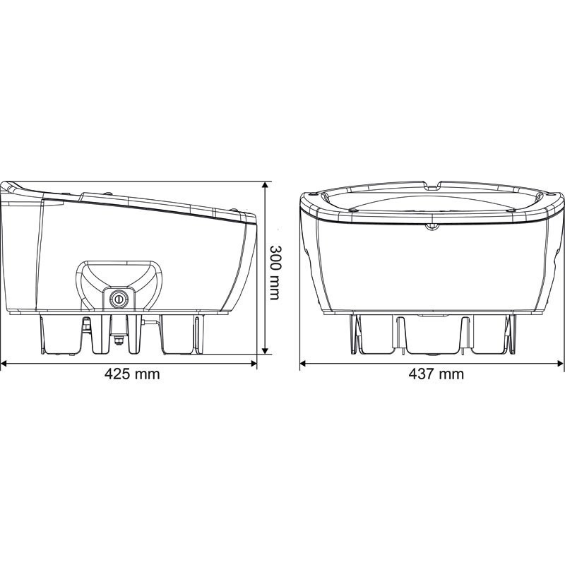 Abreuvoir POLYSPRING II à niveau constant chauffant : p1130556