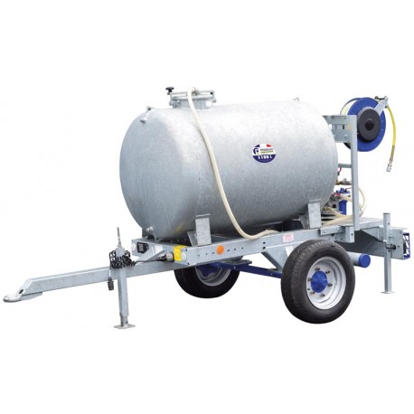 Citerne à eau 1100 litres - remorque citerne roulante espaces verts