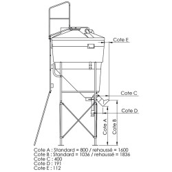 Silo à aliments grande contenance 9,70 m³ : p1134517