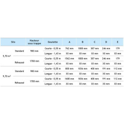 Silo à aliments grande contenance 9,70 m³ : p1134517