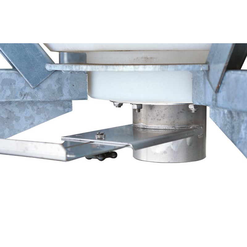 Silo à aliments 500 L avec trappe sur châssis  : p1135902