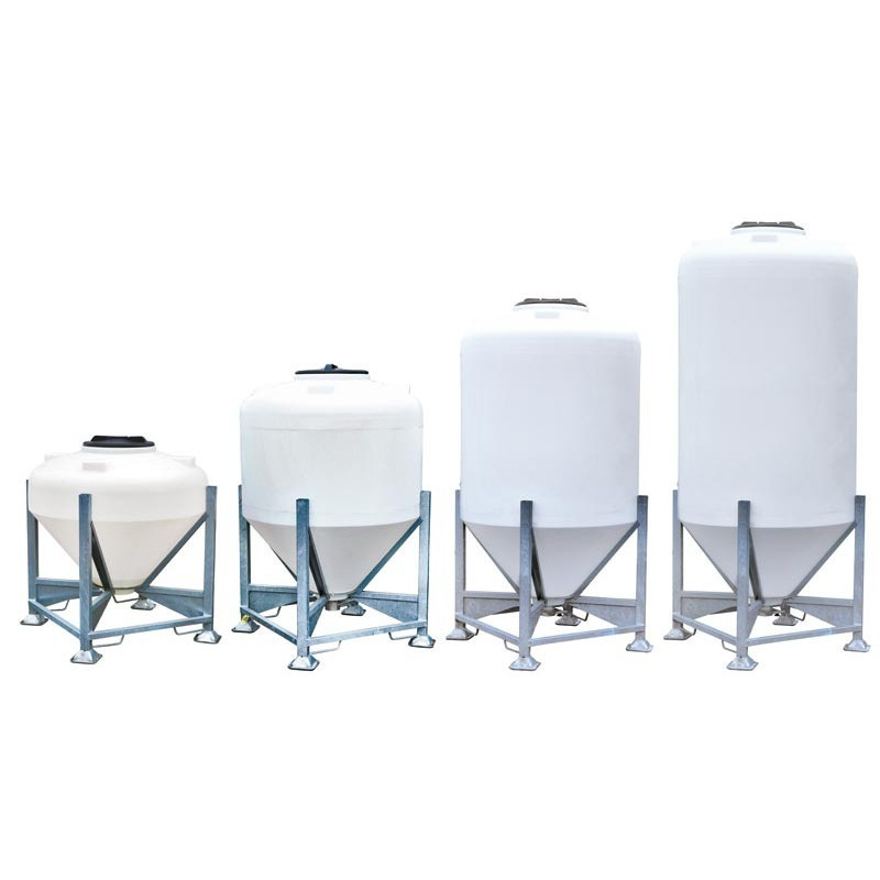 Silo à aliments 500 L avec trappe sur châssis  : p1135902