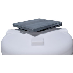 Couvercle galva pour silo à aliments petite contenance : p1136111