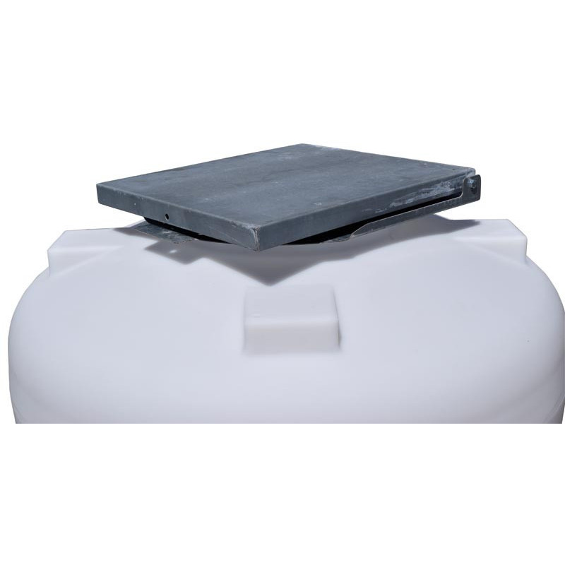 Couvercle galva pour silo à aliments petite contenance : p1136111