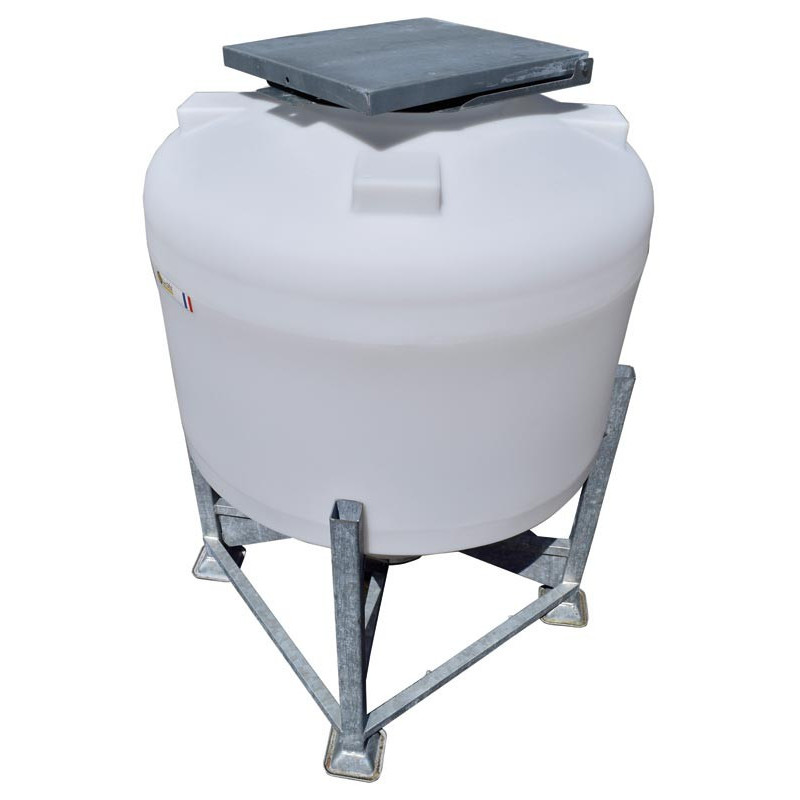 Couvercle galva pour silo à aliments petite contenance : p1136111