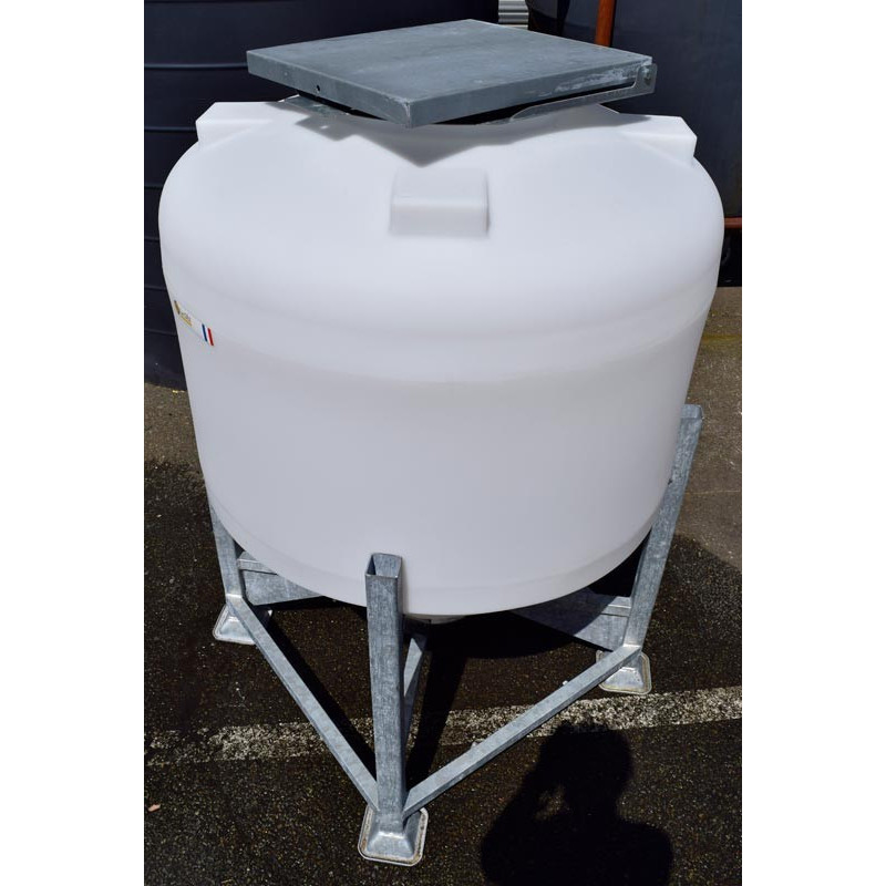 Couvercle galva pour silo à aliments petite contenance : p1136111