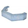 Protection metallique pour mangeoire d'angle 36 L