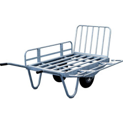 Brouette fourragère 2 roues avec côtés rabattables : p1212105