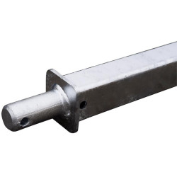 Flèche avec tête d'attelage à boule pour chariot 4 roues : p1212304