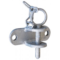 Chape d'attelage arrière pour chariot de transport 4 roues