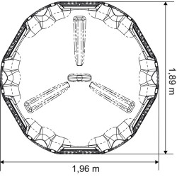 Râtelier de prairie RPE Médium sans fond : p1213736