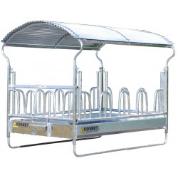 Râtelier de prairie métallique à feston RDTF II