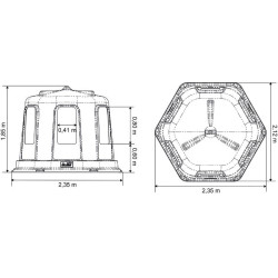 Râtelier de prairie RPE GM avec fond : p1213747