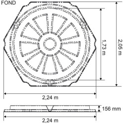Râtelier de prairie RPE GM avec fond : p1213747