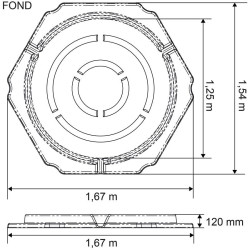 Râtelier de prairie RPE PM avec fond : p1213748