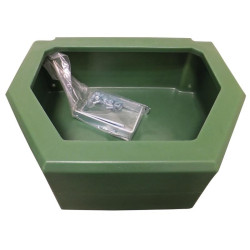 Mangeoire à crochets avec rebord anti-gaspillage : p1214101