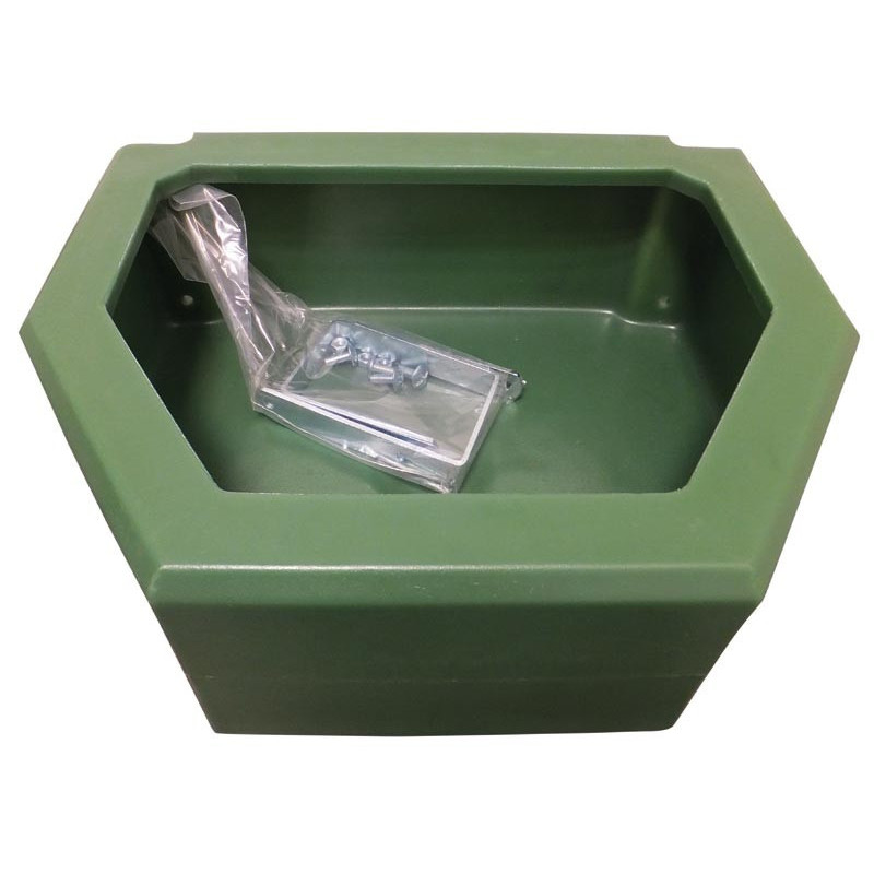 Mangeoire à crochets avec rebord anti-gaspillage : p1214101