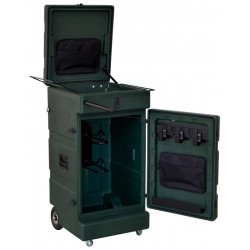 Malle de concours verticale chevaux de selle