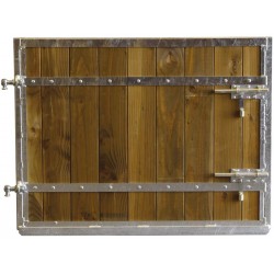 Battant haut de porte de box modèle PRO - Tirant gauche