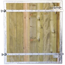 Battant bas de porte de box modèle STANDARD - Tirant gauche