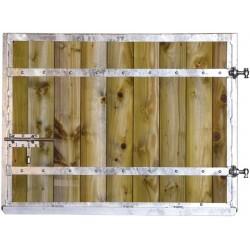 Battant haut de porte de box modèle STANDARD - Tirant droit 