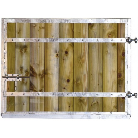 Battant haut de porte de box modèle STANDARD - Tirant droit 