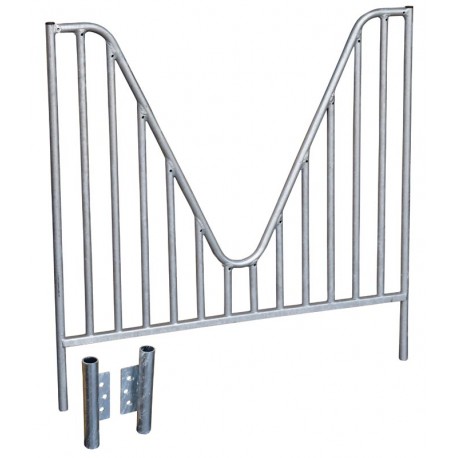 Grille col de cygne pour porte battante