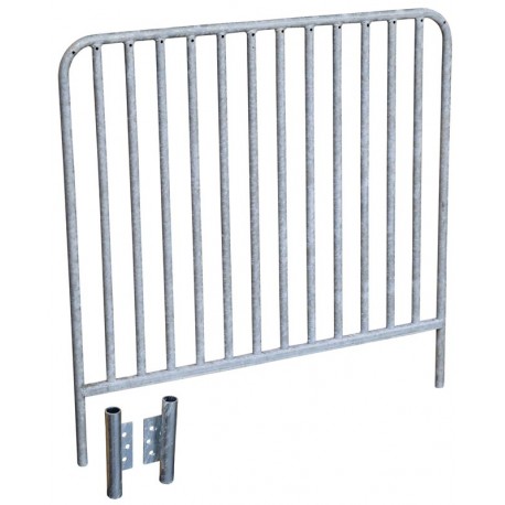 Grille barreaudée pour porte battante