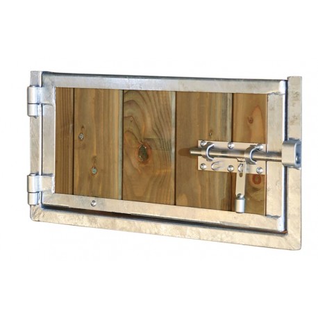 Trappe pivotante d'alimentation tirant gauche