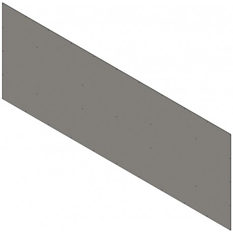 Doublage pour séparation de box Long. 3,5 m - partie basse