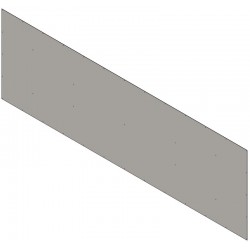 Doublage pour séparation de box Long. 4 m - partie basse 