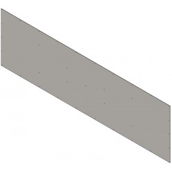 Doublage pour séparation de box Long. 3 m - partie haute 