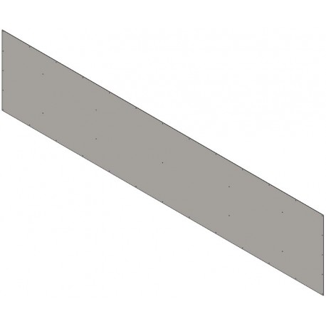 Doublage pour séparation de box Long. 4 m - partie haute 